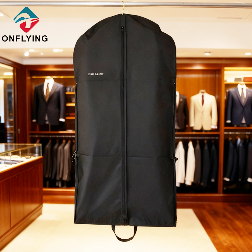 Luxury Top End PEVA Waterproof Fold Travel Suit Garment Bag China Factory