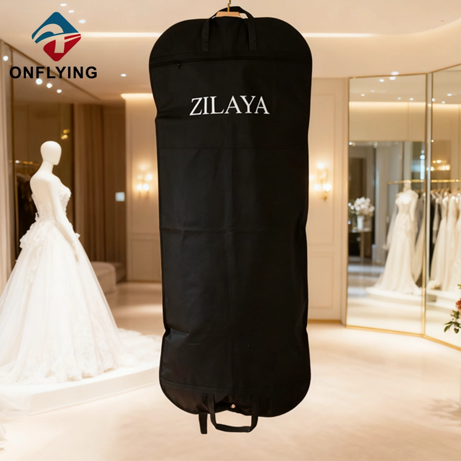 Chine Robe de mariée extra longue de luxe, sac de robe de mariée non tissé, fournisseur chinois fabricant