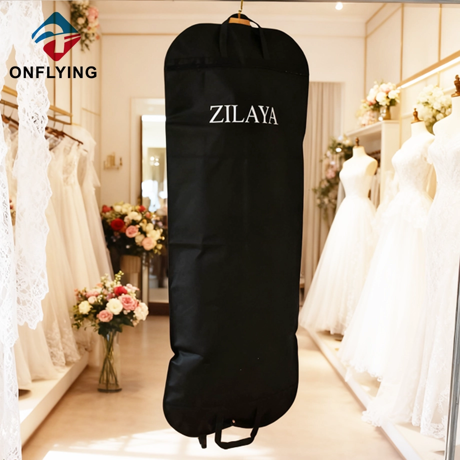 Luxury Extra Long Gown Wedding Non Woven Bridal Dress Bag China Supplier