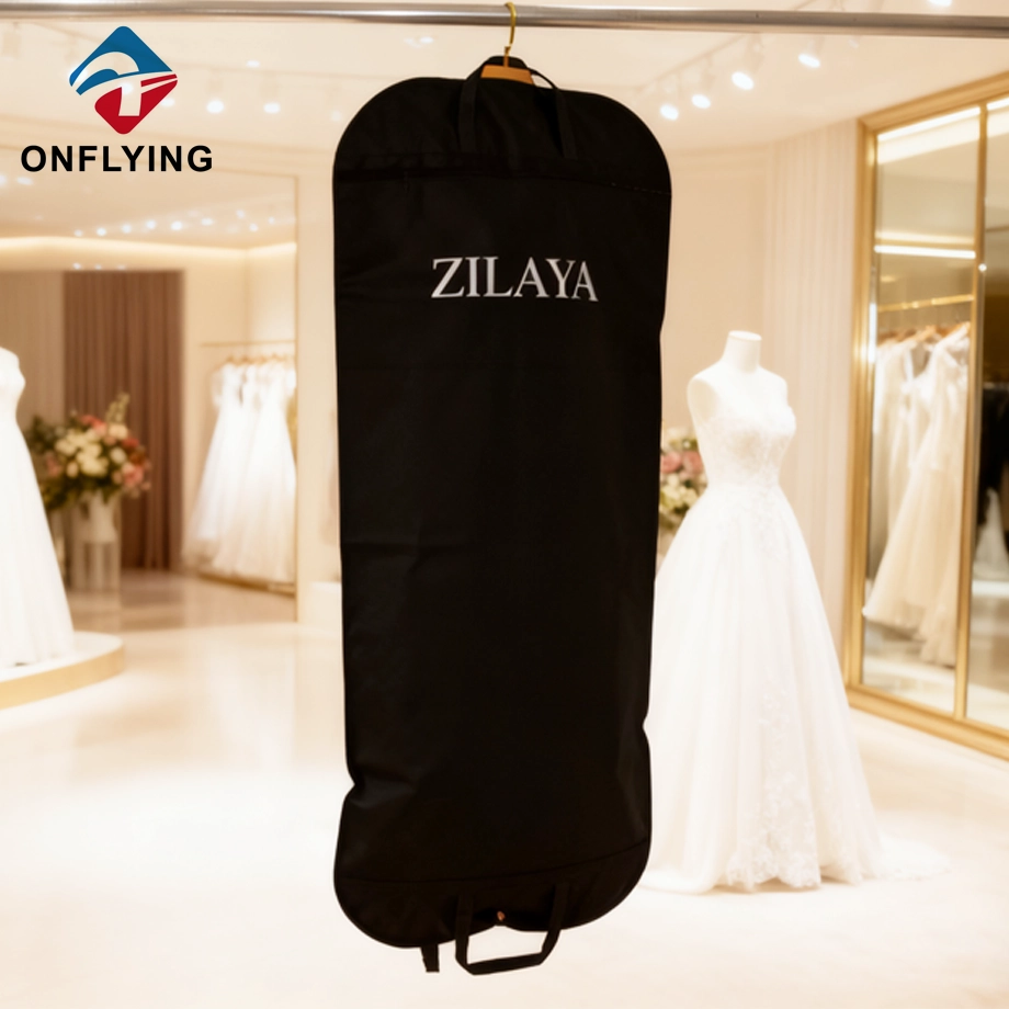 Luxury Extra Long Gown Wedding Non Woven Bridal Dress Bag China Supplier