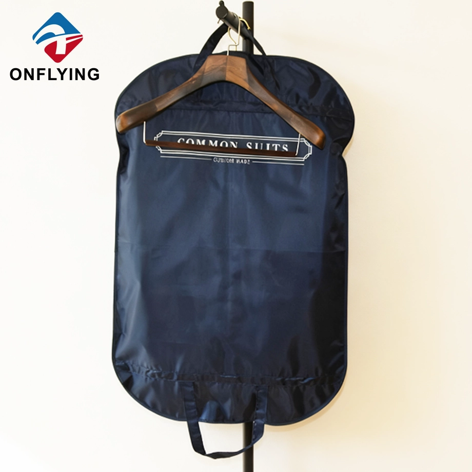 Thickened Blue Design Dustproof Garment Polyester Suit Bag China Factory