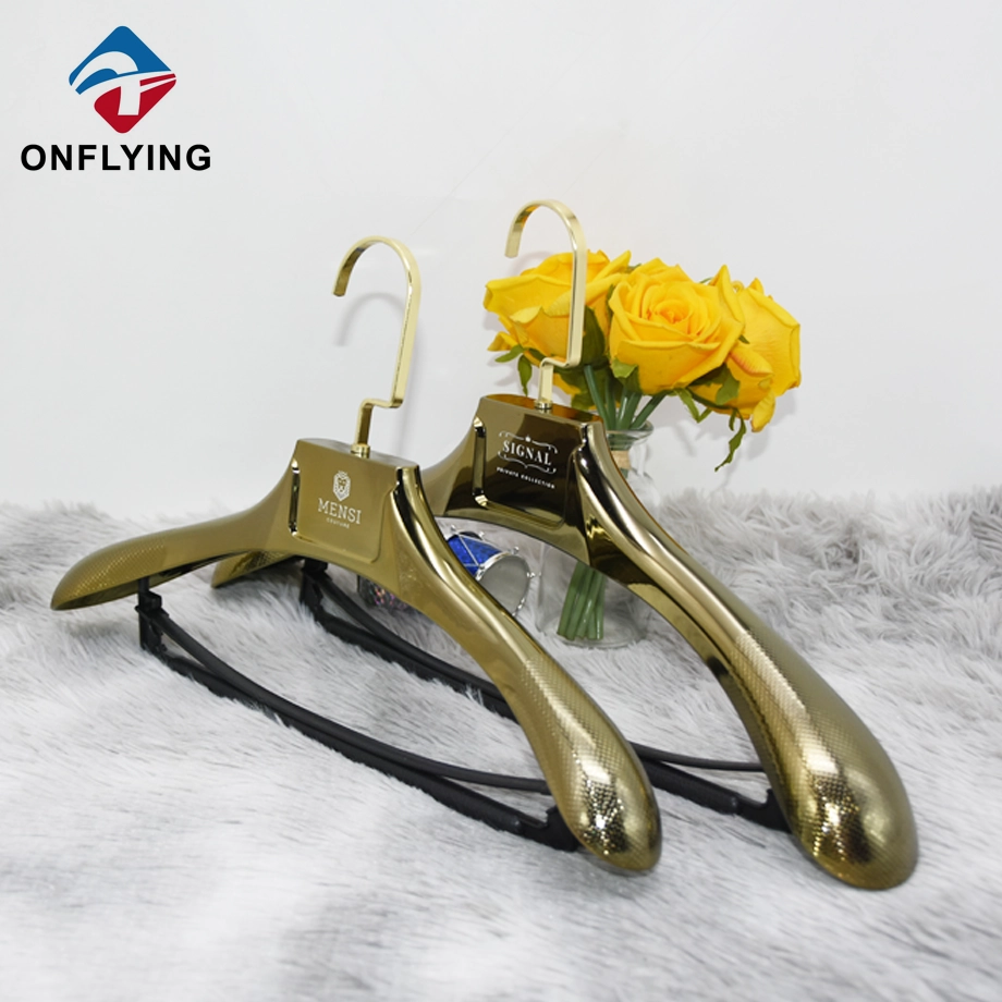 Custom Electroplate Suit Hangers Manufacturer