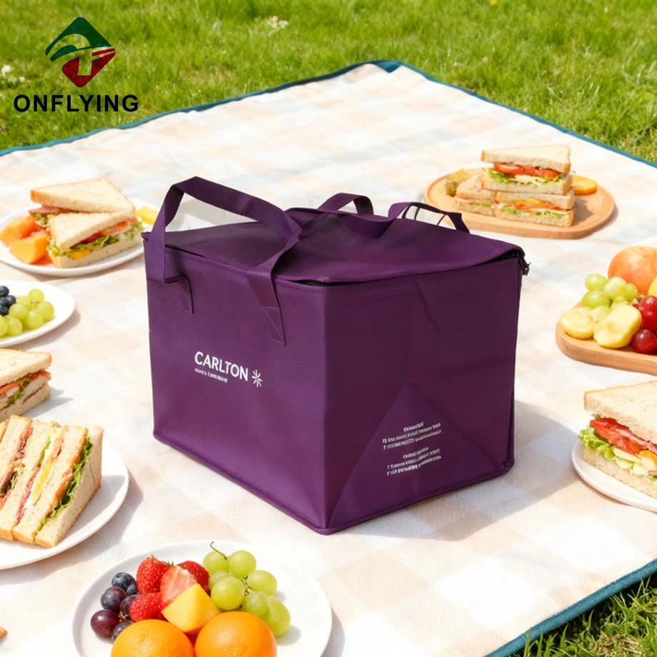 Eco Reusable Outdoor Hiking Picnic Lunch Thermal Food Bag China Factory