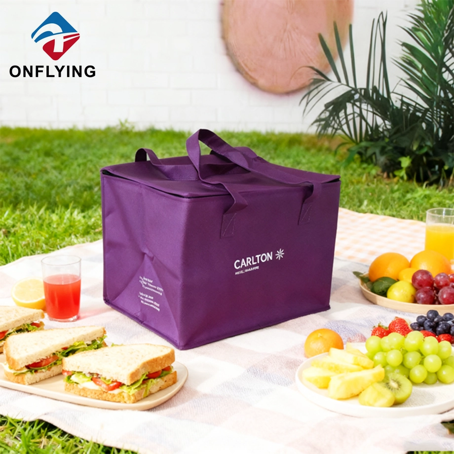 Eco Reusable Outdoor Hiking Picnic Lunch Thermal Food Bag China Factory
