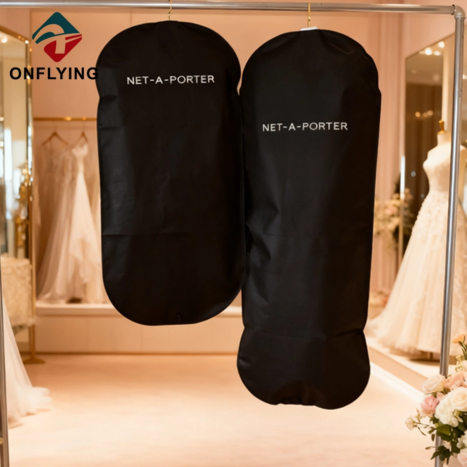 Bräutigam-Braut-Anzüge und Hochzeitskleider, schwarzer Vlies-Kleidersack, China-Fabrik