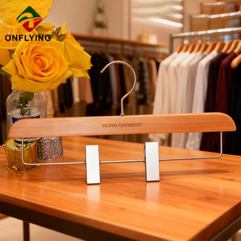 Custom Wood Clothes Hangers Set Manufacturer