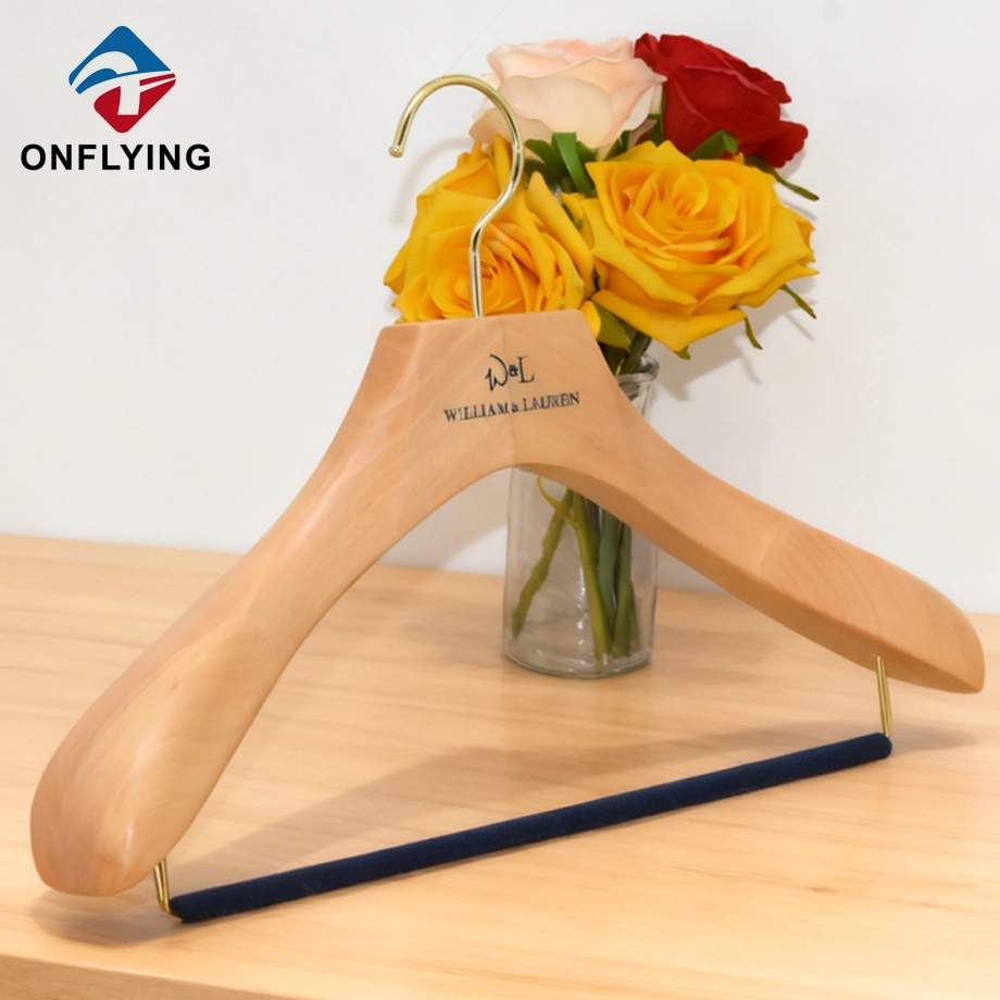 Custom Logo Wooden Hanger Supplier