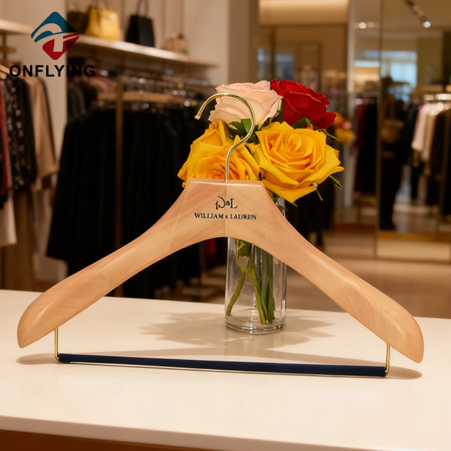 Custom Logo Wooden Hanger Manufacturer