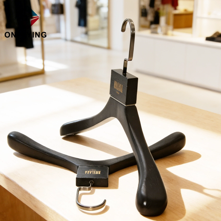 Wooden Coat Hangers Set Factory
