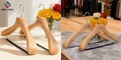 Mejore el aspecto de su tienda con nuestras perchas para trajes personalizables Mejore el aspecto de su tienda con nuestras perchas para trajes personalizables