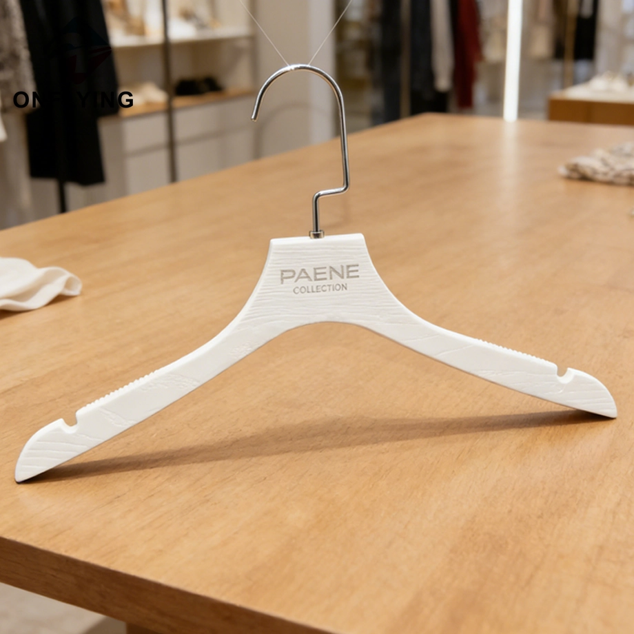 White Dress Plastic Hangers Factory