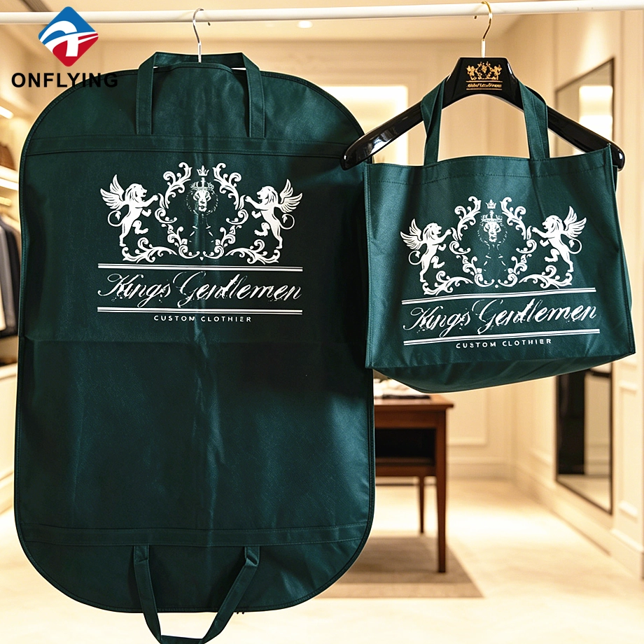 Durable Portable Various Sizes Men's Suit Colored Non Woven Garment Dust Cover Set Supplier China