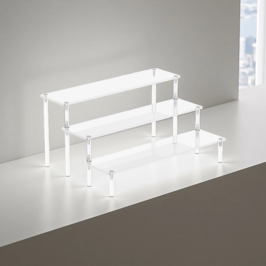 Wholesale Acrylic Display Risers, Stand Holder, Large Shelf Risers for Figures