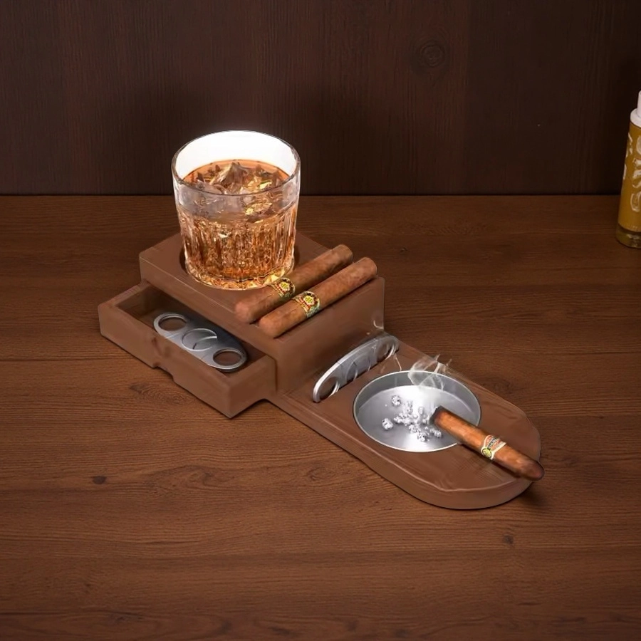 Großhandel Holzbehbe, Holzzigarrenbehbe mit Schneiderschlitz und Humidor