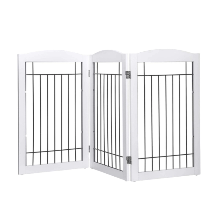 Folding Wooden Pet Gate: Keep Pets Safe Without Sacrificing Style