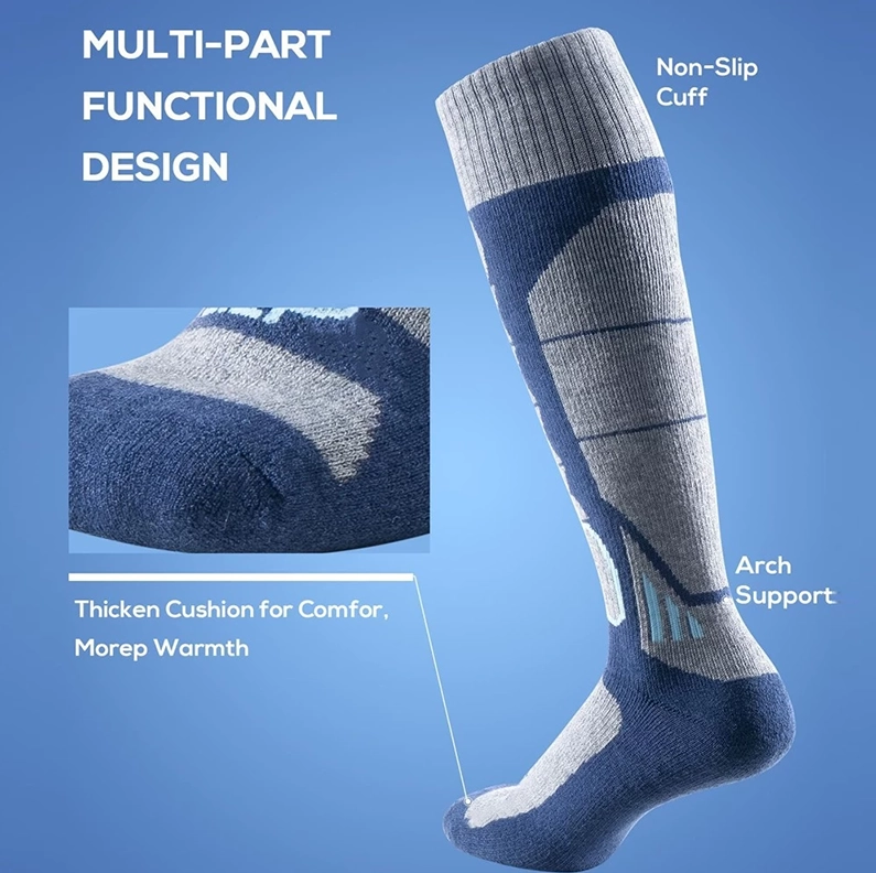 Mababang MOQ ski socks factory China