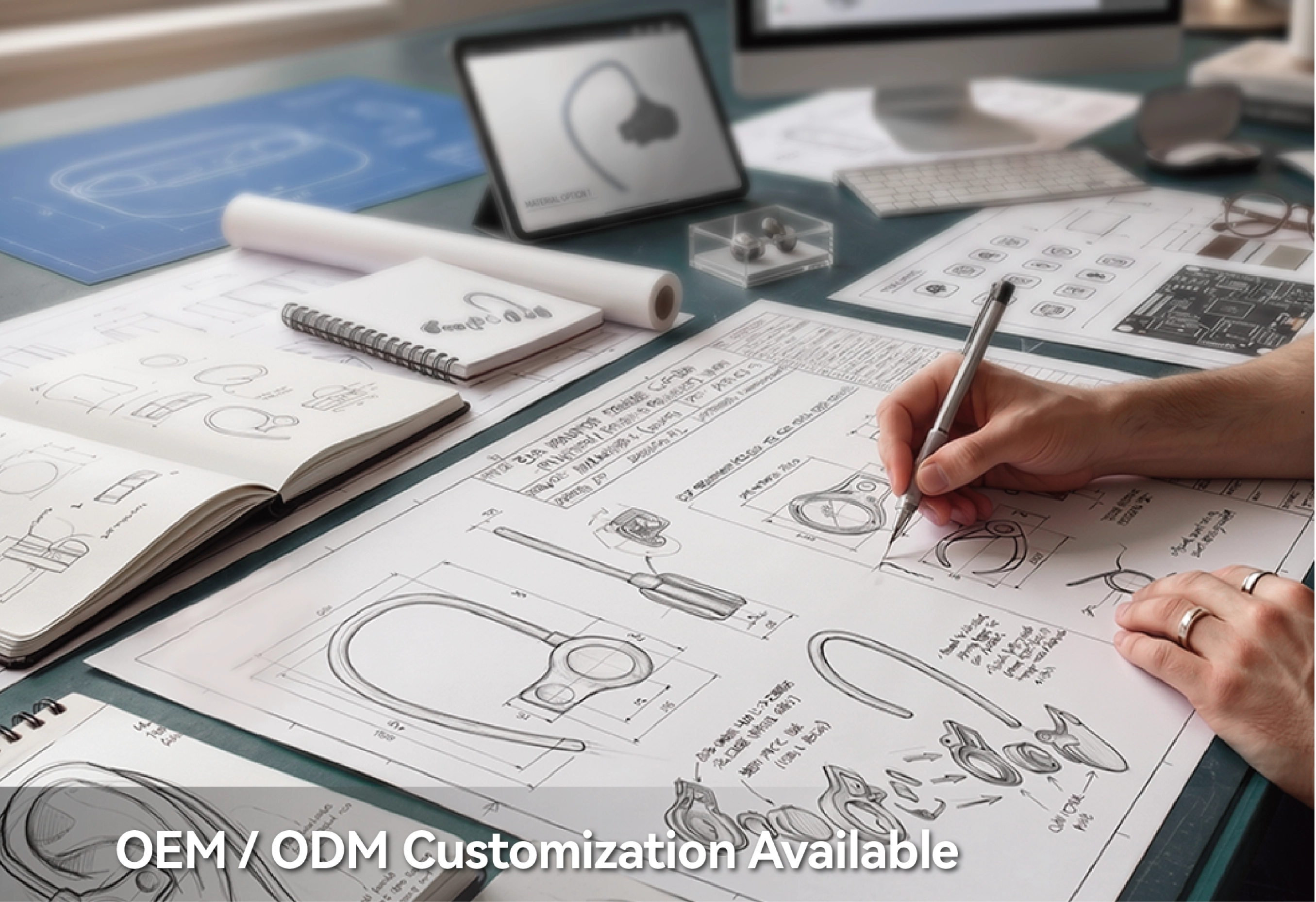 desarrollo de productos de electrodos de clip de oreja de silicona personalizados y diseño OEM ODM