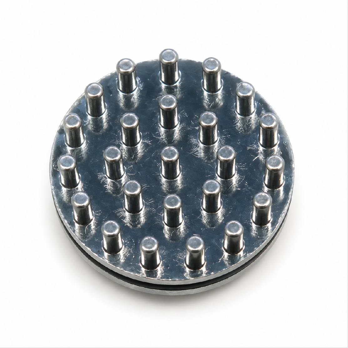 China 24-Pin Ag/AgCl Comb Dry EEG Electrode with 3.9mm Snap for OEM Supply manufacturer