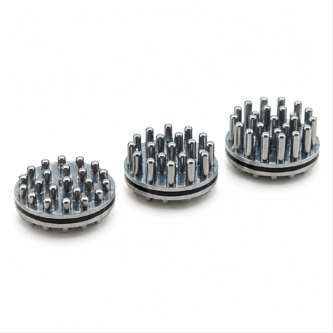 China 24-Pin Ag/AgCl Comb Dry EEG Electrode with 3.9mm Snap for OEM Supply manufacturer