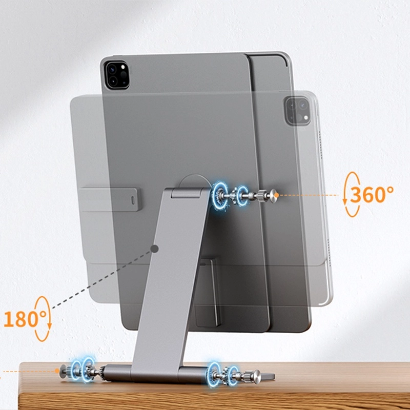 Çin Manyetik kablosuz şarj iPad standı Manyetik tablet standlarını şarj etmek için 18W kontaklar üretici firma