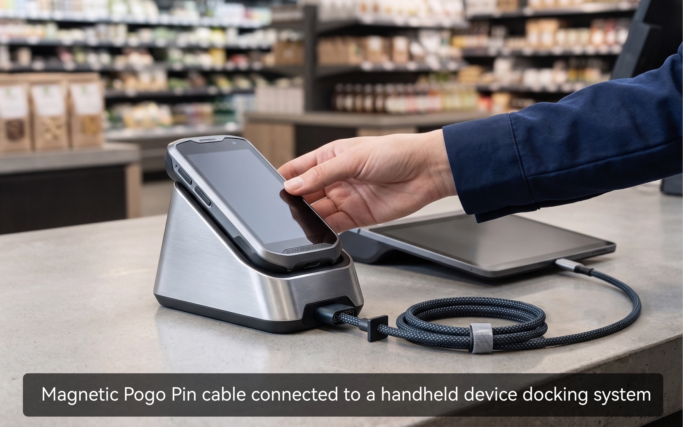 중국 USB 10Gbps 데이터 및 충전용 USB-C - 16핀 자기 포고 핀 케이블 제조업체