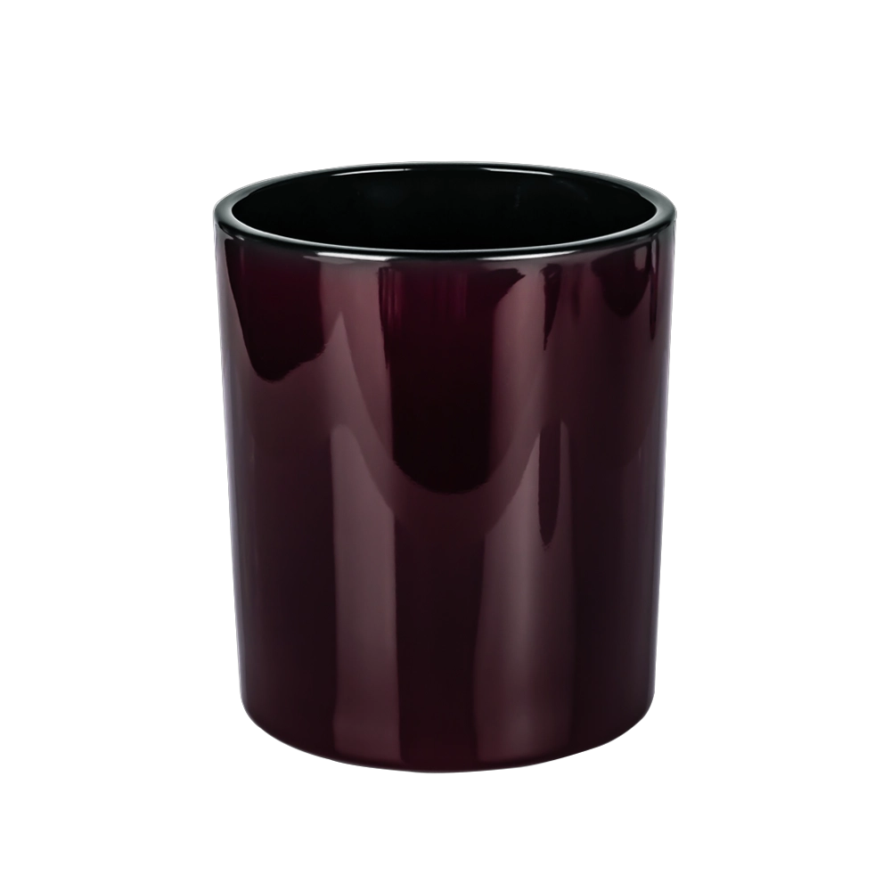 Récipient à bougie en verre opaque 14 oz