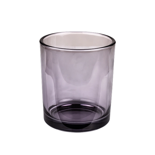 glossy spray candle jar