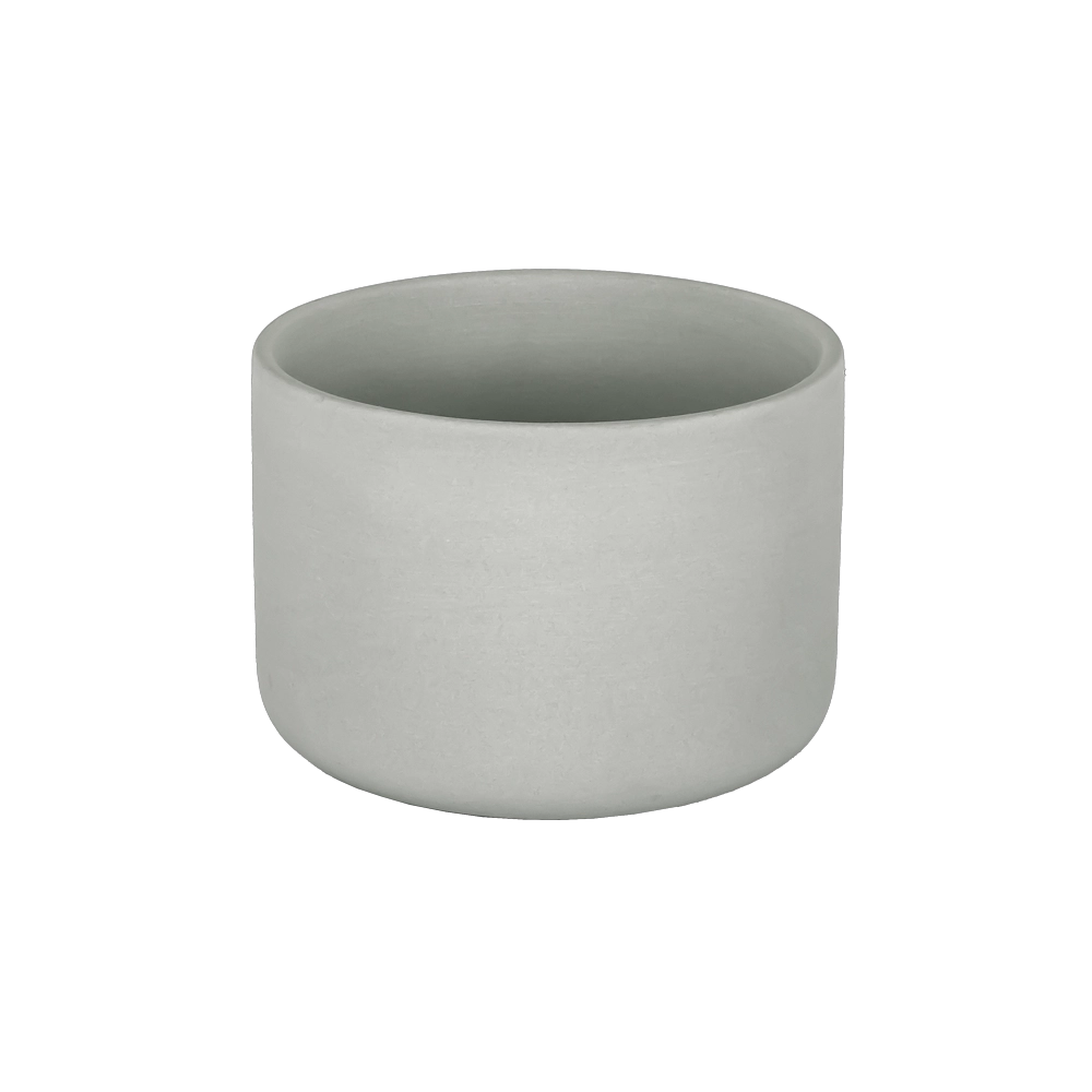 Stock Szary matowy ceramiczny świecznik wotywny