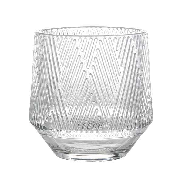 clear candle glass