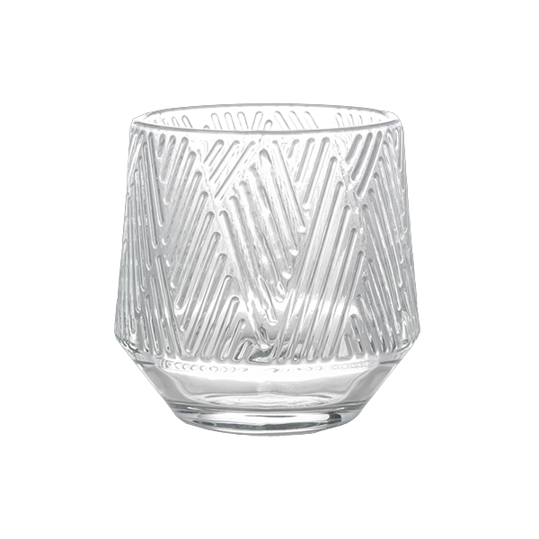clear candle glass