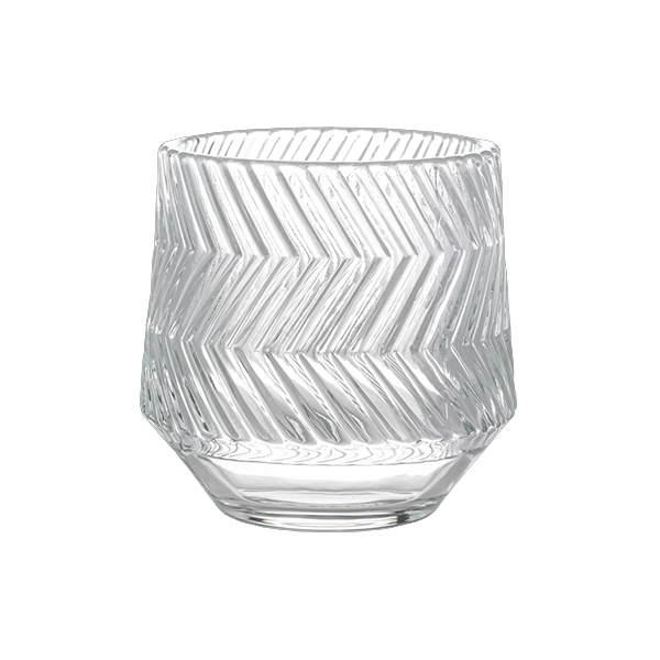 clear candle glass