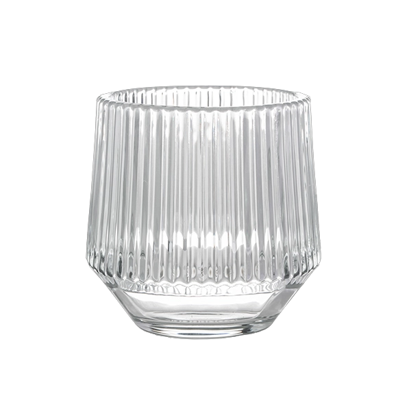 clear candle glass
