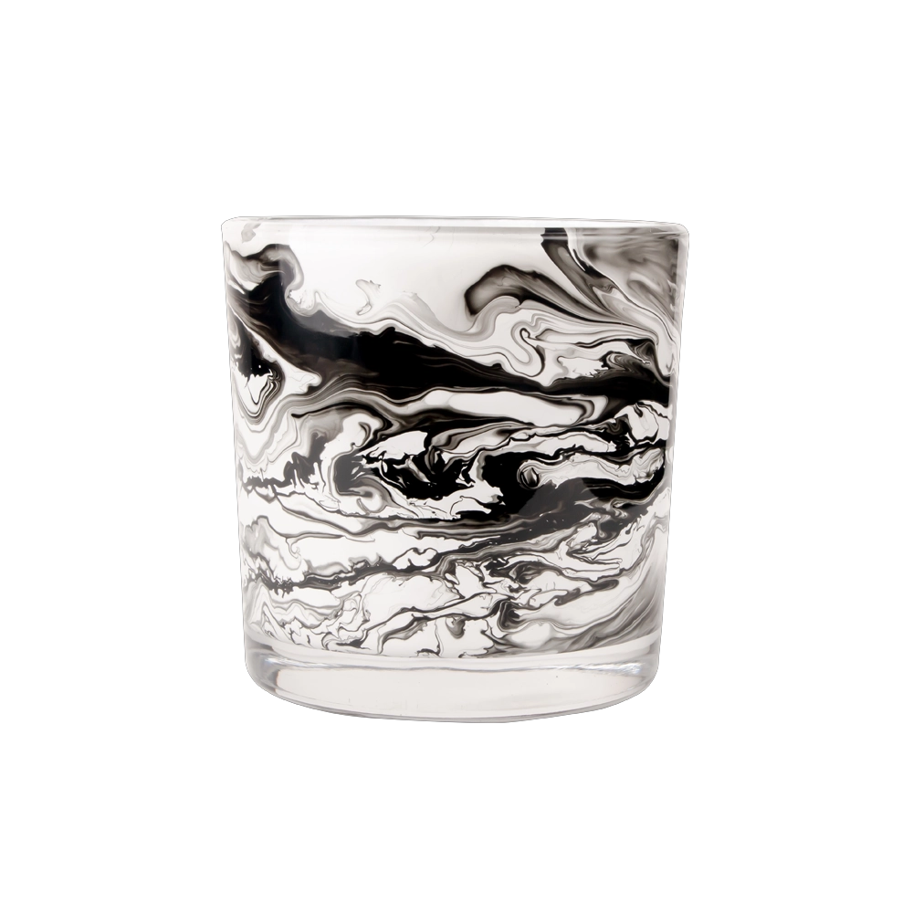 14oz Swirl Watercolor Glass Candle Holder - COPY - fruwtd