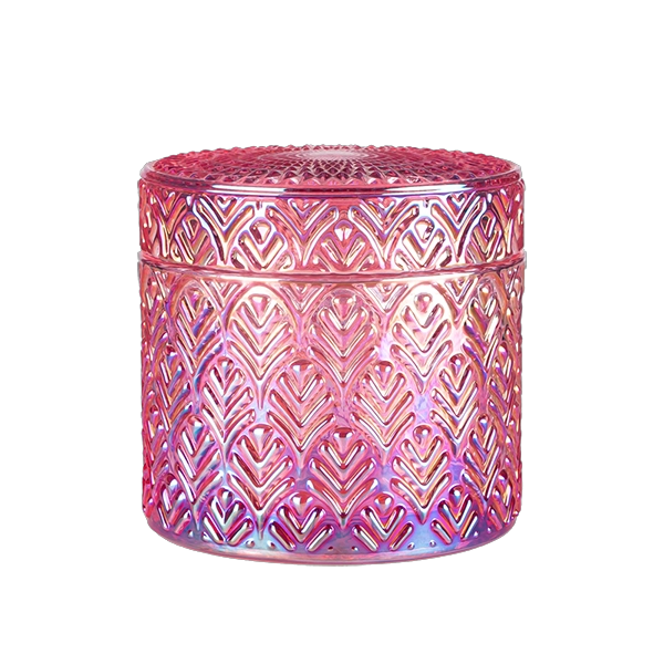 customized glass candle holder