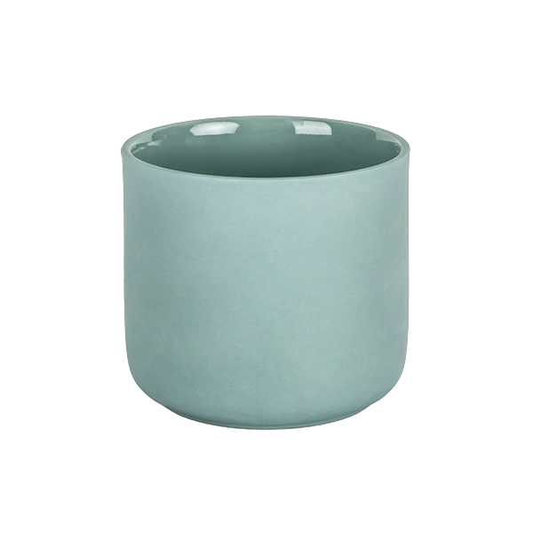 stoneware candle jar