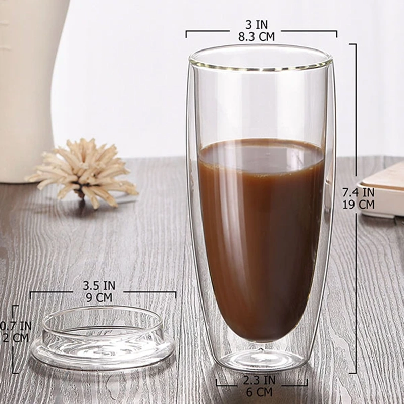Wholesale price glass coffee cups bulk