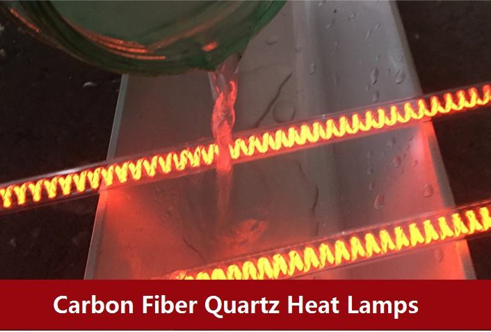 Wholesale Customized Half Gold Single Tube Quartz Glass Halogen Infrared Heating Lamp