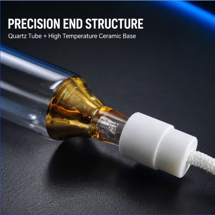 365 nm Quarzglas-UV-Härtungslampe, dimmbare UV-Röhre für Siebdruck, Offsetdruck, Verpackung
