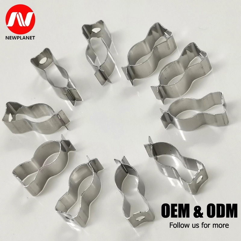 Ceramic Stainless Steel Clip for Carbon Fiber Heating Pipe Electric Heating Pipe Lamp Clip Durable and Practical
