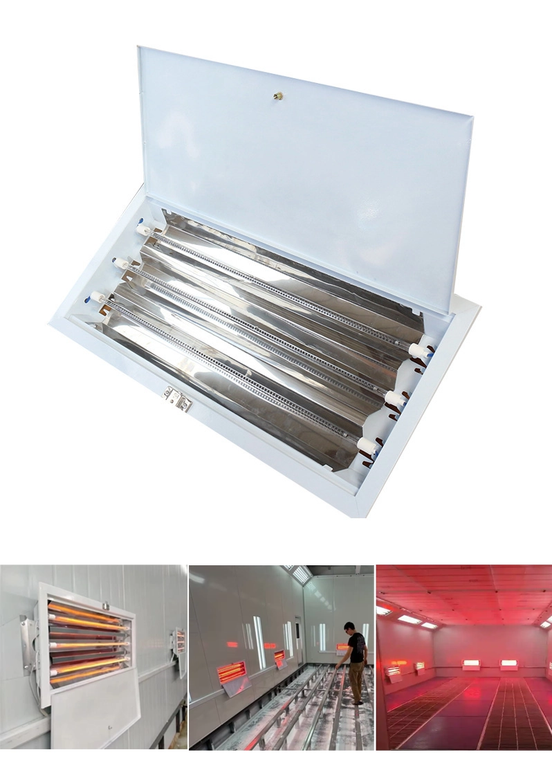 Manufacturer Paint Booth Heater Lamp Paint Shortwave Infrared Curing Lamp for Car Painting