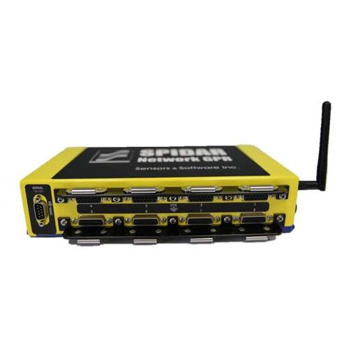 Systèmes de radar souterrains avancés capteurs de détection radio et logiciel Spidar multicanal GPR