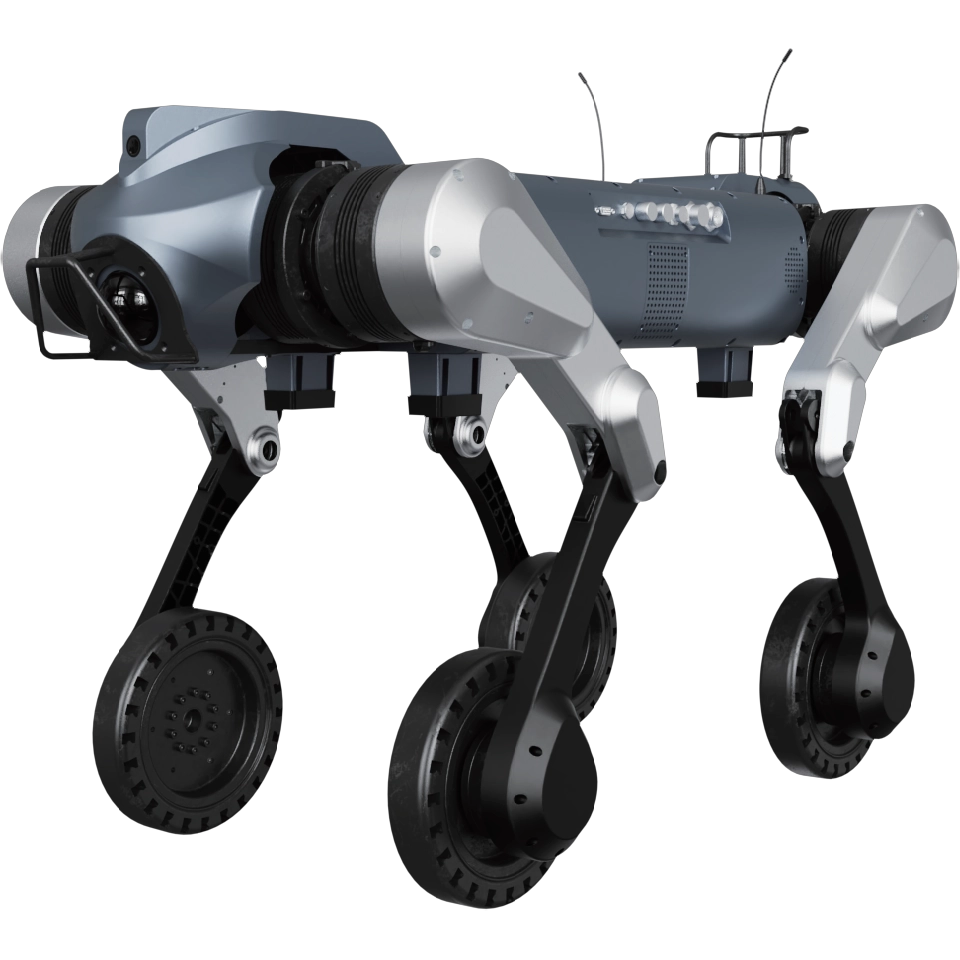 Robot quadrupede con gambe e ruote ultraresistente YQ-D50WS