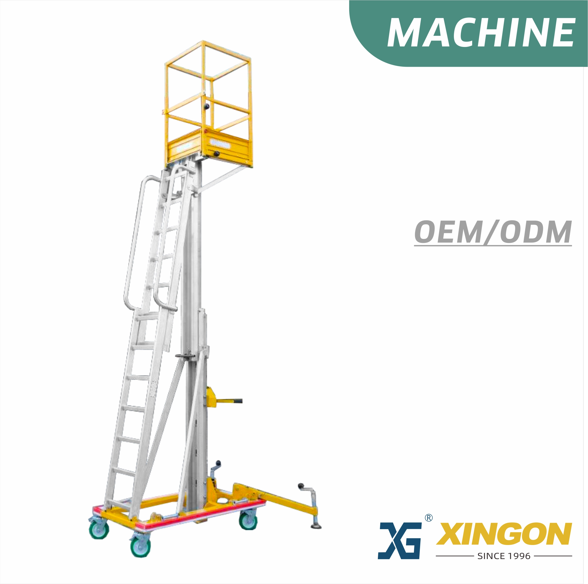 China XG-180【FOR CLIMBING & HOISTING】Hand-Operated Hydraulic Lifting Platform manufacturer