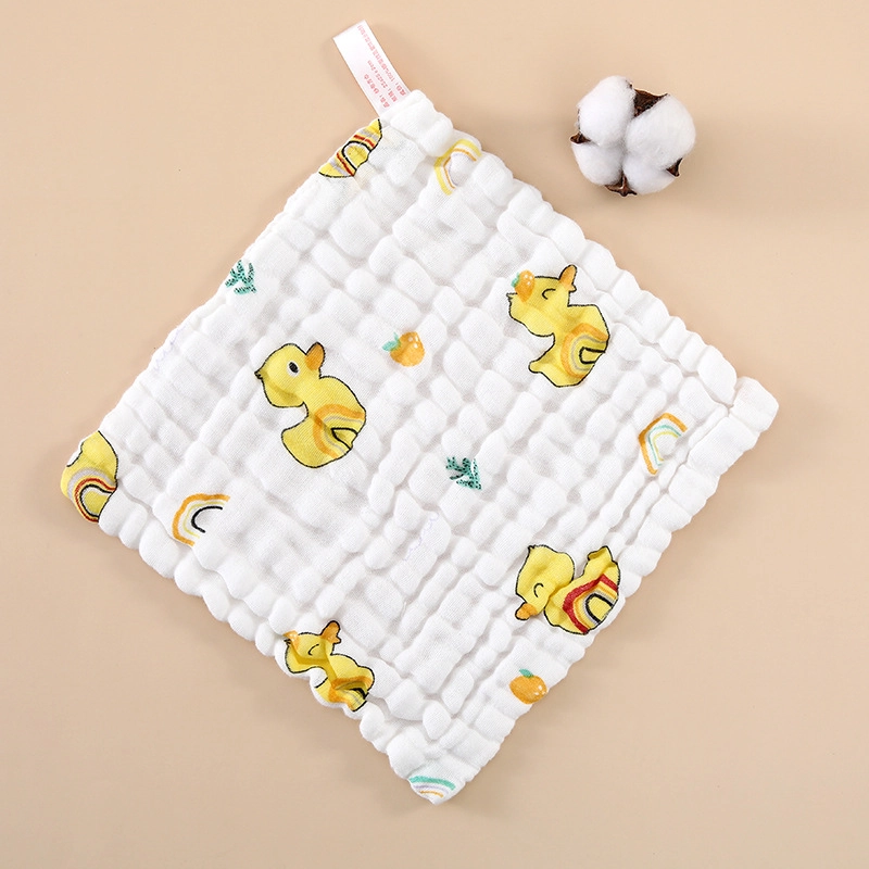 100% Cotton Baby Muslin Washcloths Newborn Baby Face Towel Burp Cloth - COPY - nihjc6