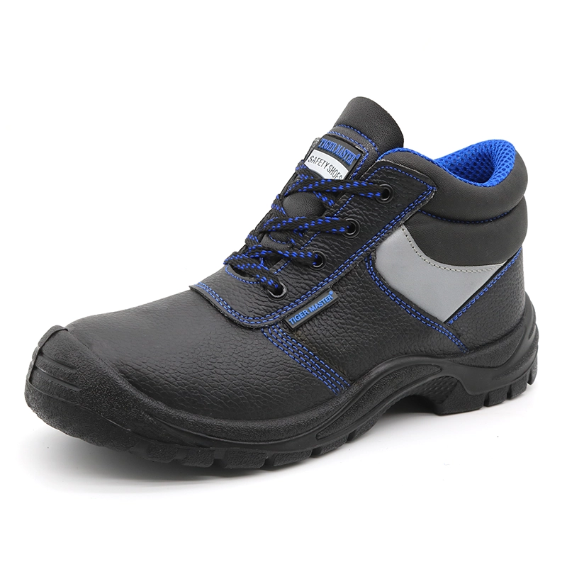 TM034 chaussures de sécurité de construction pour hommes bon marché résistantes aux acides d'huile antidérapantes bout en acier