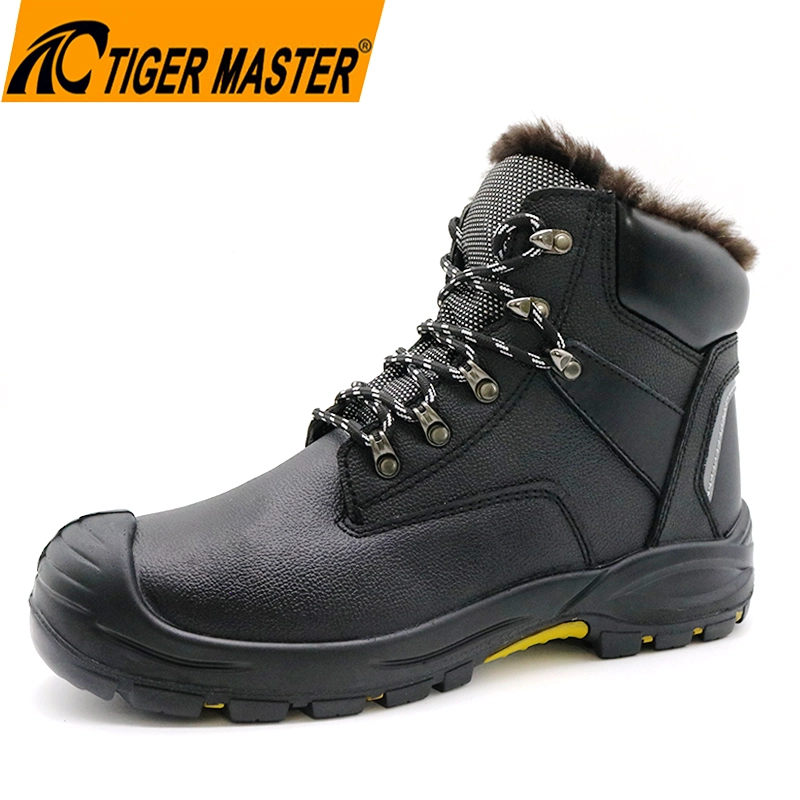 Cina TM3328 Black Steel Toe Anti Puncture Stivali di sicurezza invernale per uomini produttore TM3328 Black Steel Toe Anti Puncture Stivali di sicurezza invernale per uomini