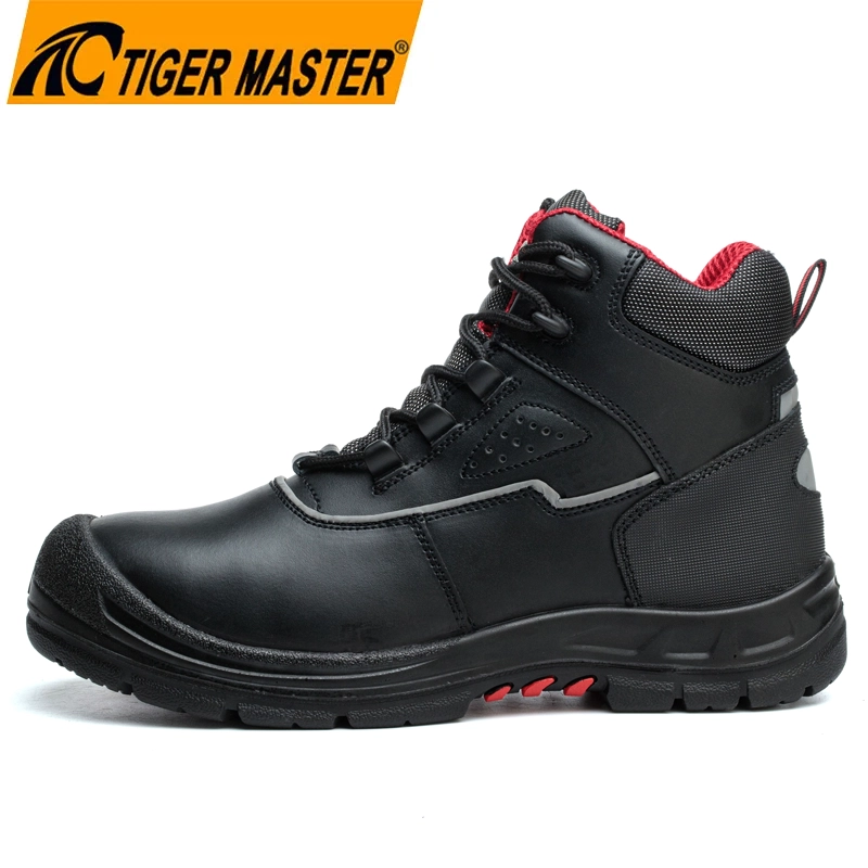 China TM109 Composite Toe Punktionssicherer Bergbausicherheitsstiefel PU-Gummi-Sohle Hersteller TM109 Composite Toe Punktionssicherer Bergbausicherheitsstiefel PU-Gummi-Sohle
