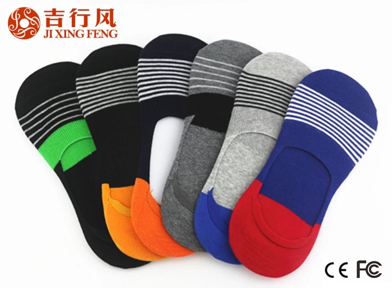 Jixingfeng Socks Factory Calzini a strisce di moda estiva maschile: traspirante, anti-slittamento e personalizzabile
