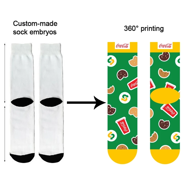 China OEM promotional blank socks
