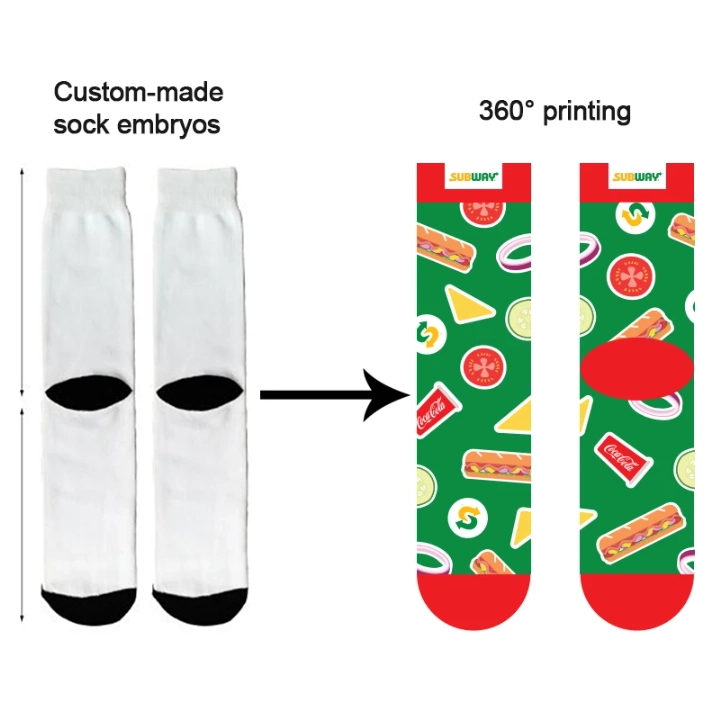 Custom printed promotional socks manufacturer